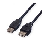 Roline USB cable type A-A M/F V. USB 2.0 Extension Cable 3 m - (11.02.8960)