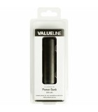 Valueline VL2200PB001 Power Bank 2200mAh με Θύρα USB-A Μαύρο Valueline VL2200PB001 Power Bank 2200mAh με Θύρα USB-A Μαύρο