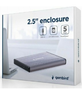 Gembird Θήκη για HDD 2.5'' USB 3.0 Γκρι Gembird Θήκη για HDD 2.5'' USB 3.0 Γκρι