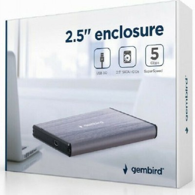 Gembird Θήκη για HDD 2.5'' USB 3.0 Γκρι